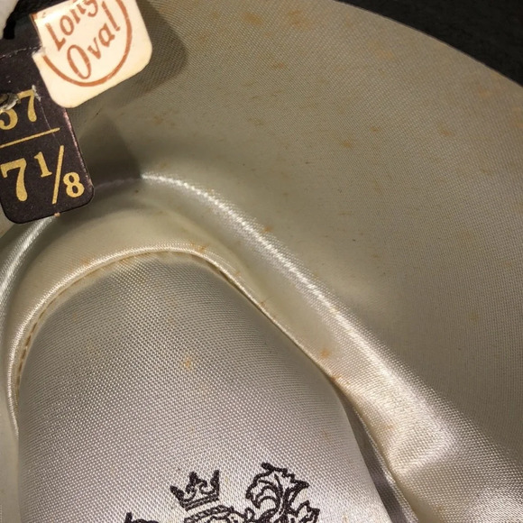 Mallory Torino Quality vintage black hat with feather - Picture 5 of 9